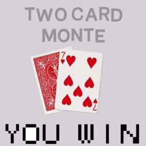 Two Card Monte – Bonneteau a 2 cartes en Bicycle